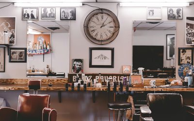 Empty salon showing a slow season